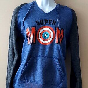 Universal Studios Captain America Women's Super Mom Hoodie - size XS